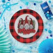 Assiettes En Carton fête Noël Fêtes gnomes fête Papier Plaque (Fête)