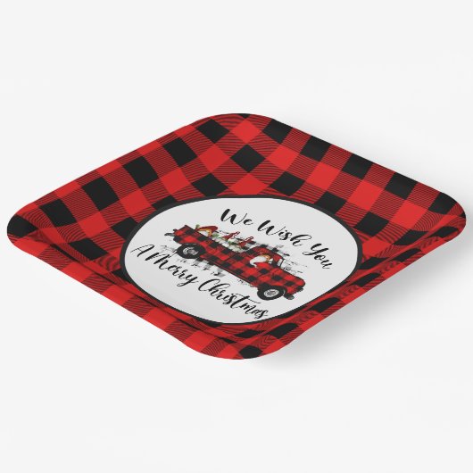 Assiettes En Carton fête Noël gnome Fête (Angulaire)