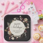 Assiettes En Carton Fête noire (Fête)