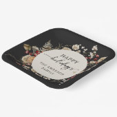 Assiettes En Carton Fête noire (Angulaire)