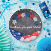 Assiettes En Carton Fête patriotique (Fête)