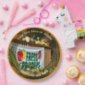 Assiettes En Carton Fête personnalisée du Stand de la Ferme de Campagn (Fête)