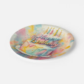 ASSIETTES EN CARTON " FÊTE SUCRE " (Angle)