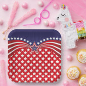 Assiettes En Carton Fêter le 4 juillet (Fête)