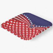 Assiettes En Carton Fêter le 4 juillet (Angulaire)