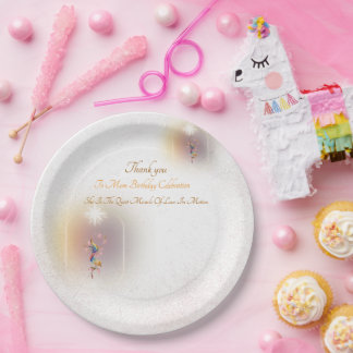 Assiettes En Carton fêtes magiques plaques de papier d'anniversaire de