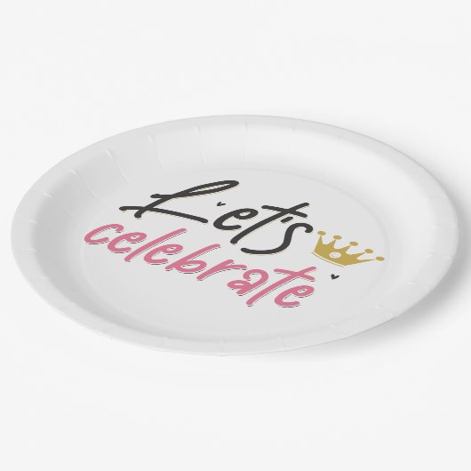 Assiettes En Carton Fêtons (Angle)