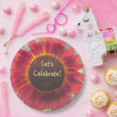 Assiettes En Carton Fêtons le tournesol (Fête)