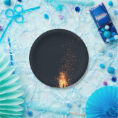 Assiettes En Carton feu (Fête)