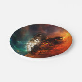 Assiettes En Carton Feu de loup et glace (Angle)