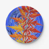 Assiettes En Carton Feuille (Devant)