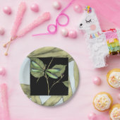 Assiettes En Carton Feuille avec l'encart de libellule par Jennifer (Fête)