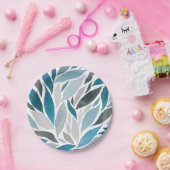 Assiettes En Carton feuille d'arbre (Fête)