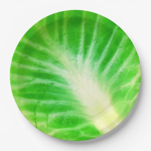 Assiettes En Carton Feuille de choux (Devant)