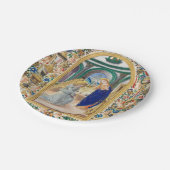 Assiettes En Carton Feuille d'un livre d'heures (Angle)