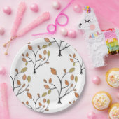 Assiettes En Carton Feuille élégant (Fête)