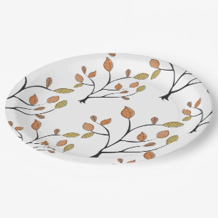 Assiettes En Carton Feuille élégant