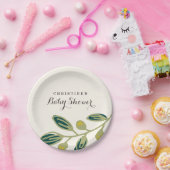 Assiettes En Carton Feuille moderne (Fête)