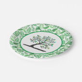 Assiettes En Carton Feuilles d'arbre (Angle)