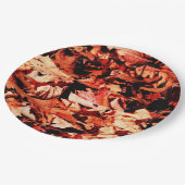 Assiettes En Carton feuilles d'automne (Angle)