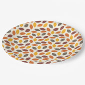 Assiettes En Carton Feuilles d'automne (Angle)