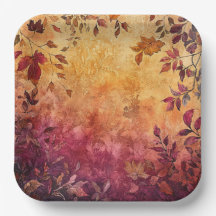 Feuilles d'automne élégantes à l'aquarelle