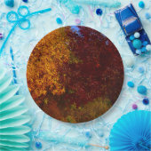 Assiettes En Carton Feuilles d'automne Jaune et pourpre, ZSSPG (Fête)