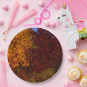 Assiettes En Carton Feuilles d'automne Jaune et pourpre, ZSSPG (Fête)