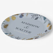 Assiettes En Carton Feuilles d'automne rustique mariage de automne num (Angle)