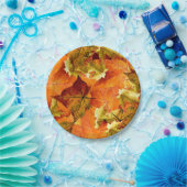 Assiettes En Carton Feuilles d'automne tombées (Fête)