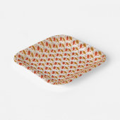Assiettes En Carton Feuilles de automne orange bon thanksgiving (Angulaire)
