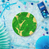 Assiettes En Carton Feuilles de bananes (Fête)