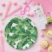 Assiettes En Carton Feuilles de bananes (Fête)