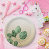 Assiettes En Carton Feuilles Mariages d'or (Fête)