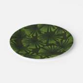 Assiettes En Carton Feuilles Palm (Angle)