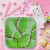 Assiettes En Carton Feuilles par Kenneth Yoncich (Fête)