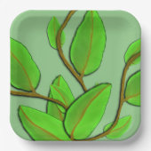 Assiettes En Carton Feuilles par Kenneth Yoncich (Recto)