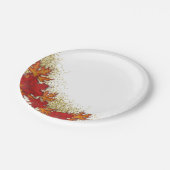 Assiettes En Carton Feuilles| Thanksgiving Dinner Party (Angle)