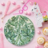 Assiettes En Carton Feuilles tropicaux Ombre (Fête)