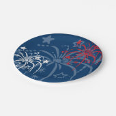 Assiettes En Carton Feux d'artifice 4 juillet plaque de papier (Angle)