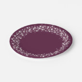 Assiettes En Carton Feux d'éclaboussures d'hiver Noël (Angle)