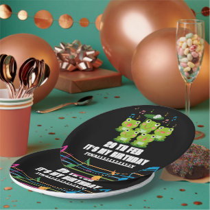 Assiettes En Carton Février 29th Leap Day, c'est mon anniversaire leap