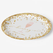 Assiettes En Carton Fiançailles Sip Sip Hooray | Bachelorette | Douche (Angle)