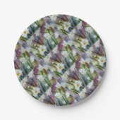 ASSIETTES EN CARTON FIELD OF WHITE DAISY FLOWERS PAPER PLATE (Devant)