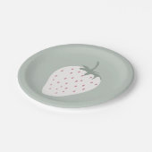 Assiettes En Carton Fields fraises Berry Premier anniversaire | Fille (Angle)