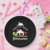 Assiettes En Carton Fier nouveau propriétaire (Fête)