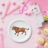 Assiettes En Carton Fierce Bull (Fête)