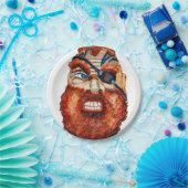 Assiettes En Carton Fierce Scandinavian viking (Fête)