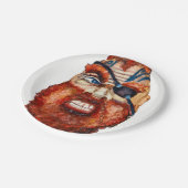 Assiettes En Carton Fierce Scandinavian viking (Angle)