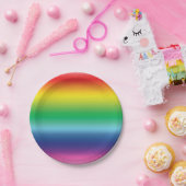 Assiettes En Carton Fierté arc-en-ciel couleurs lgbtq lgbt partie (Fête)